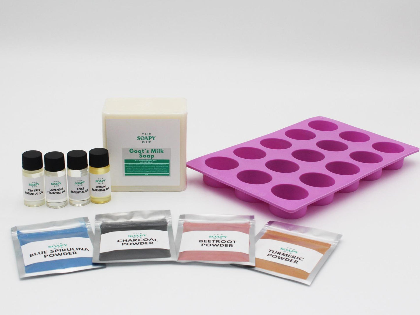 Everyday Artisan – 11-Piece Goat Milk Soap Making Kit for Beginners & DIY Enthusiasts