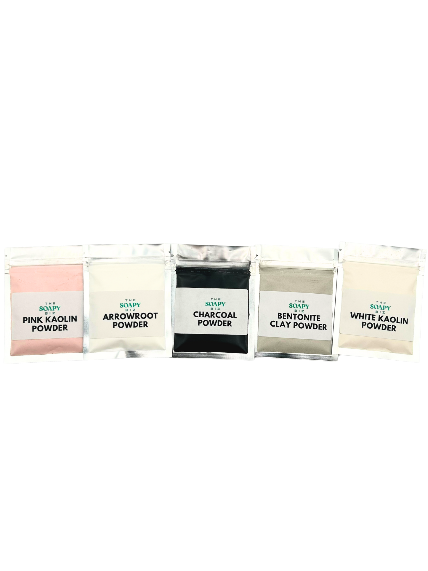 Balancing Clay Soap Kit – DIY Bars with Kaolin, Bentonite, Arrowroot & Charcoal
