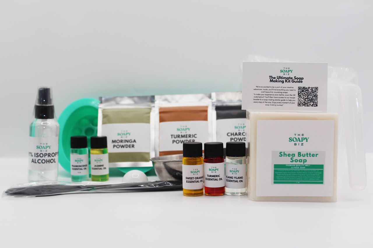 Massage Bar Soap Making Kit – DIY Spa Bars with Shea, Goat Milk, or Hemp Base