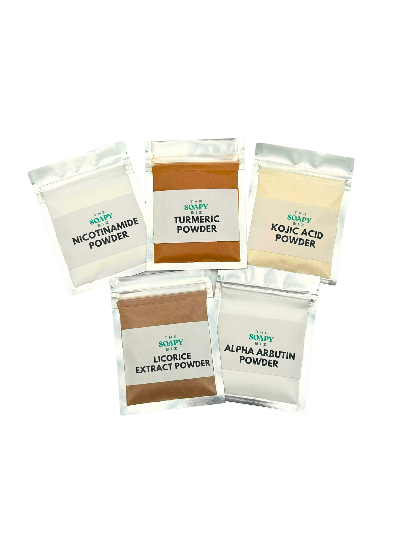 Glowing Skin Soap Kit – DIY Bars with Turmeric, Kojic Acid, Licorice, Alpha Arbutin & Niacinamide