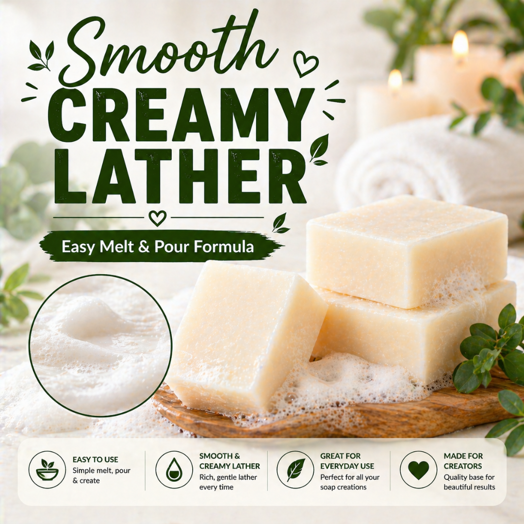 Premium Goat’s Milk Soap Base – DIY Melt & Pour Soap Base for Handmade Soap Making 1-40 Pounds