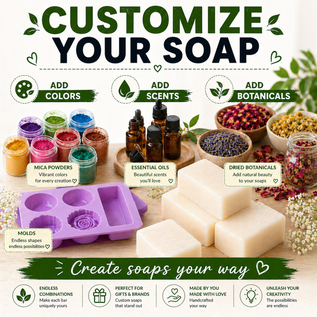 Premium Goat’s Milk Soap Base – DIY Melt & Pour Soap Base for Handmade Soap Making 1-40 Pounds