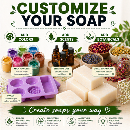 Premium Goat’s Milk Soap Base – DIY Melt & Pour Soap Base for Handmade Soap Making 1-40 Pounds
