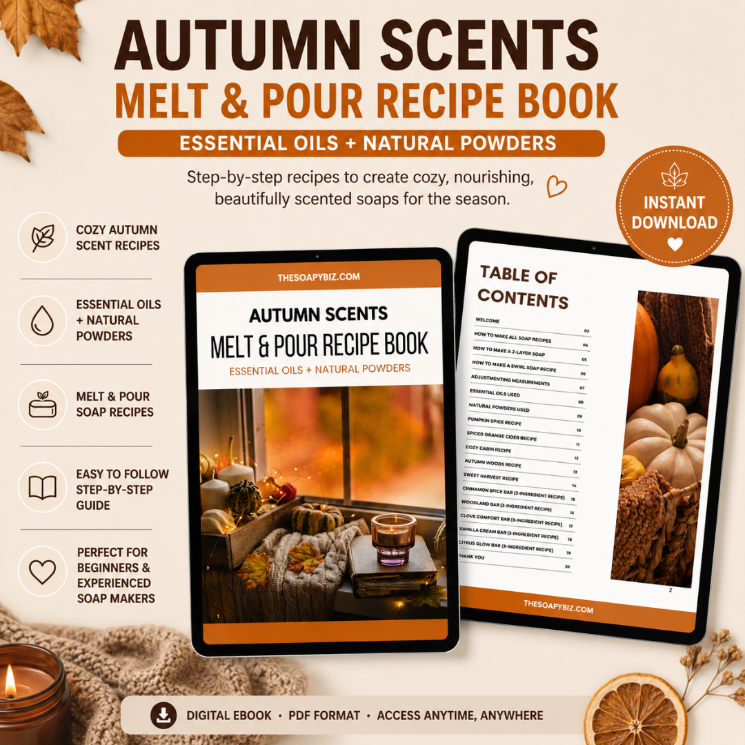 Autumn Melt & Pour Soap Recipe Book