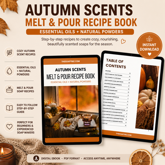 Autumn Melt & Pour Soap Recipe Book