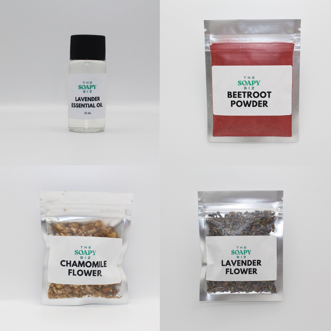 Soap Making Kit Calm Essence – Shea Butter Base with Lavender & Chamomile Botanicals