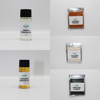 Harvest Glow Soap Making Kit – Fall DIY Soap with Turmeric, Cinnamon & Vanilla | Shea Butter, Goat's Milk or Hemp Seed Oil