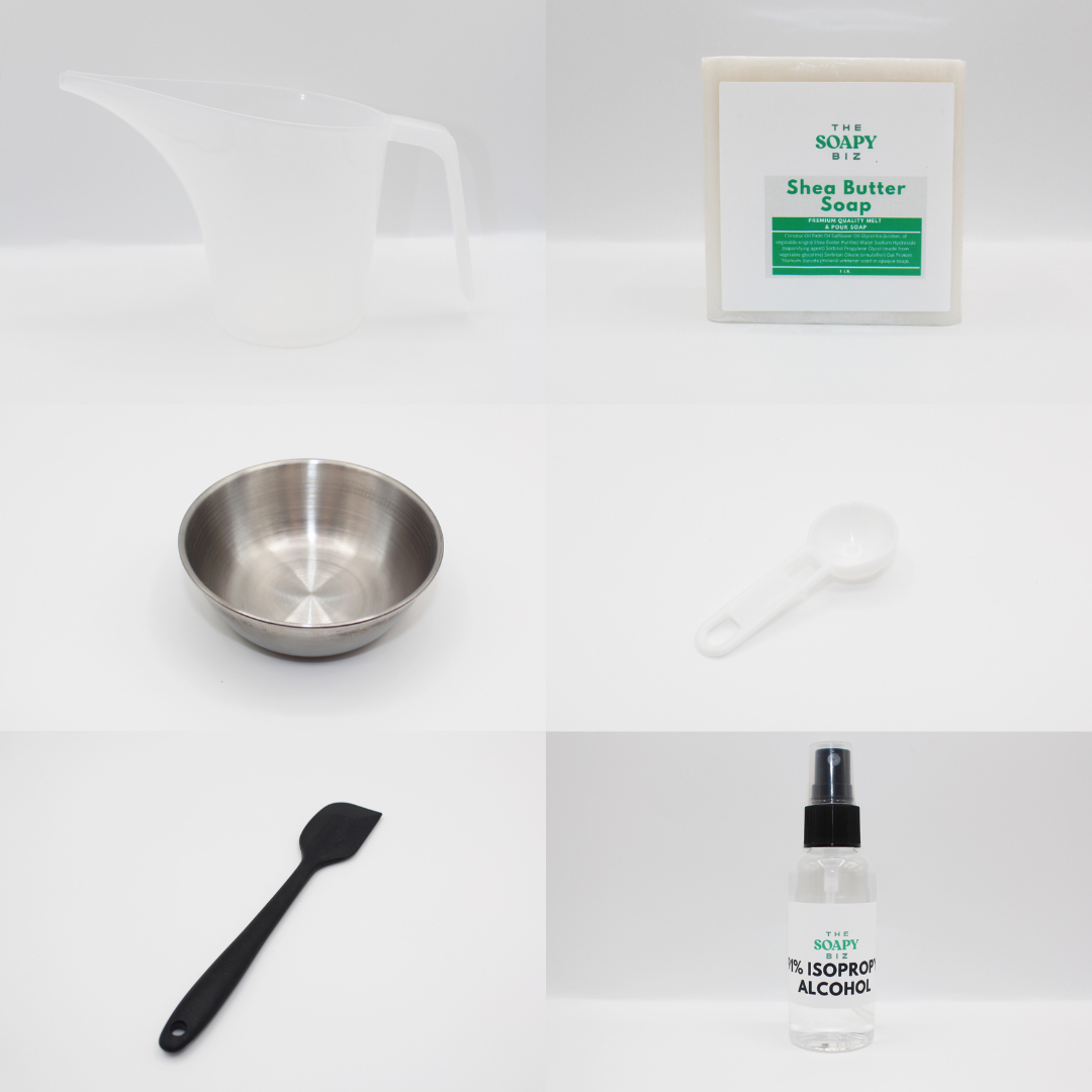 Soap Making Kit Calm Essence – Shea Butter Base with Lavender & Chamomile Botanicals
