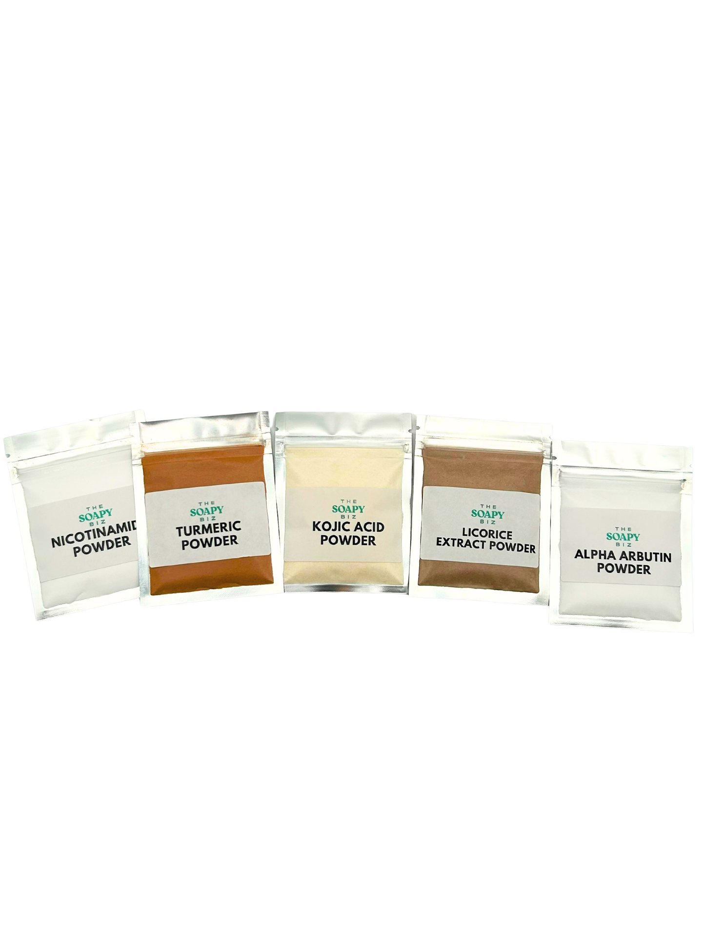Glowing Skin Soap Kit – DIY Bars with Turmeric, Kojic Acid, Licorice, Alpha Arbutin & Niacinamide