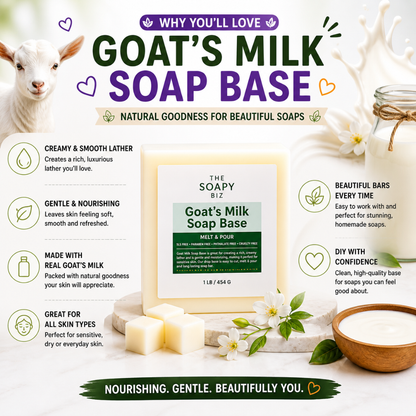 Turmeric & Lemon Oil Goat’s Milk Soap Making Kit – DIY Melt & Pour Goat’s Milk Soap Kit for Beginners