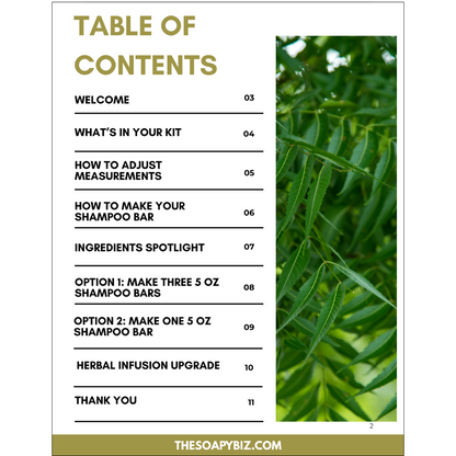 Neem Shampoo Bar Guide - Essential Oils & Natural Powder