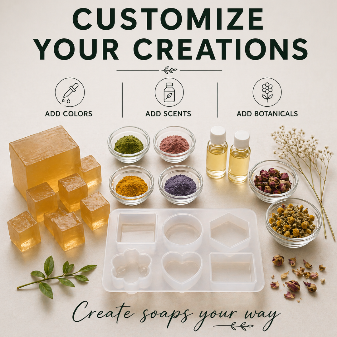 Premium Hemp Seed Oil Soap Base – DIY Melt & Pour Soap Base for Handmade Soap Making