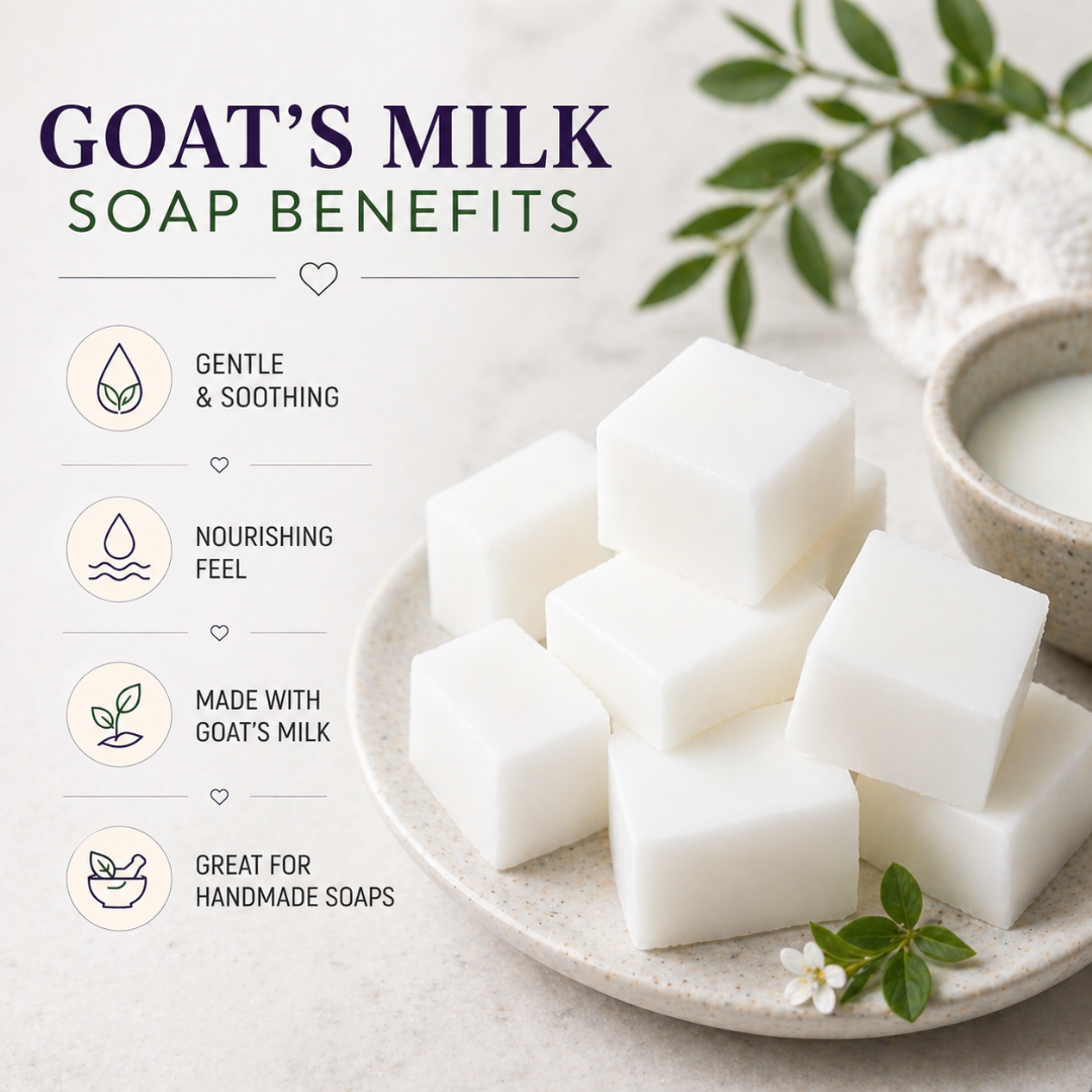 Charcoal & Tea Tree Goat’s Milk Soap Making Kit – DIY Melt & Pour Goat’s Milk Soap Kit for Beginners
