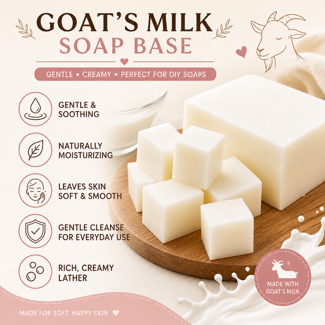 Honey & Vanilla Soap Making Kit – DIY Melt & Pour Goat’s Milk Soap Kit for Beginners