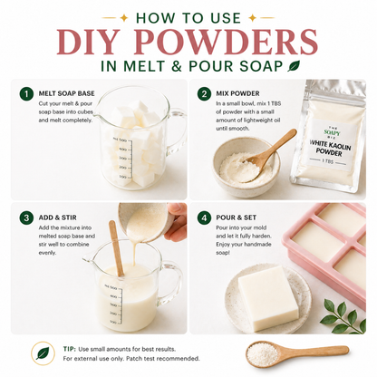 Soothing Skin Powders Set – DIY Soap Making & Self-Care Powder Kit for Beginners