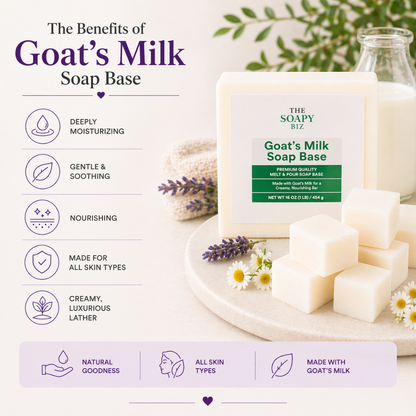 Lavender & Chamomile Soap Making Kit – DIY Melt & Pour Shea Butter Soap Kit for Beginners