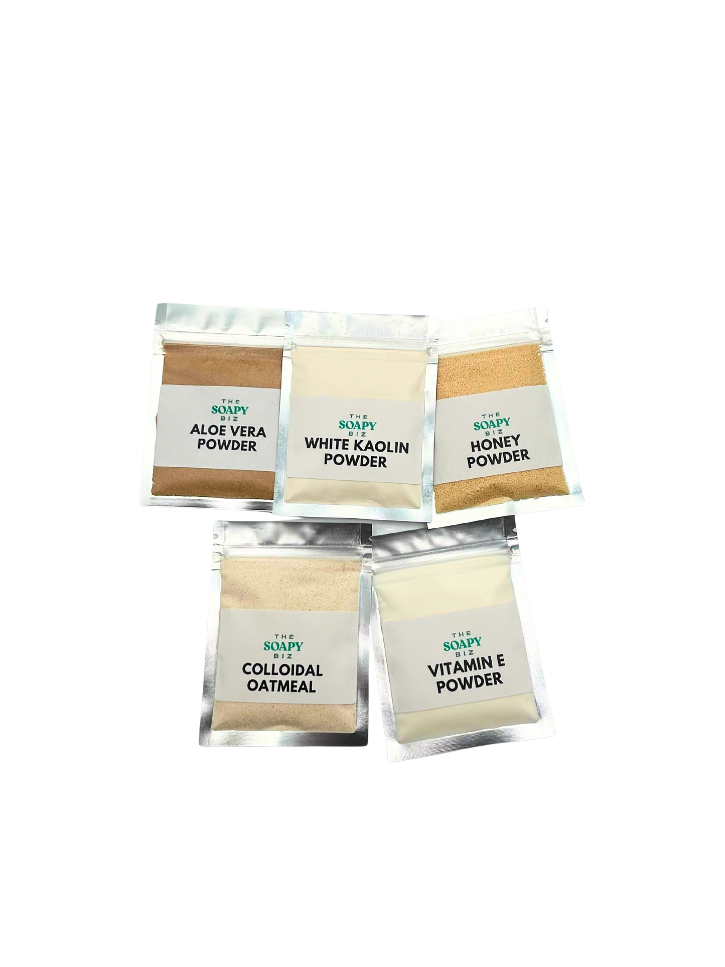 Soothing & Moisturizing Soap Kit – DIY Bars with Honey, Aloe Vera, Oatmeal, Vitamin E & White Kaolin