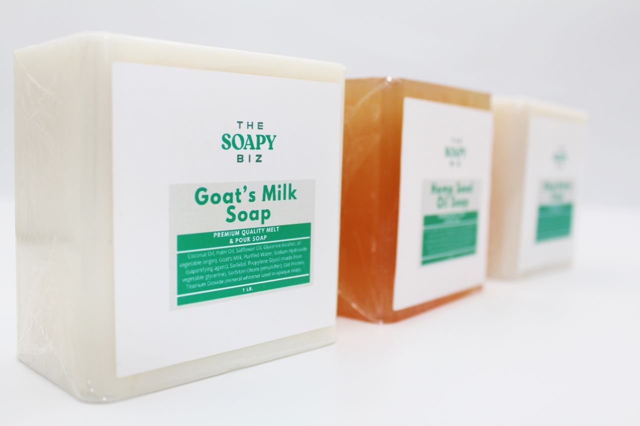 Natural Soap Trio Kit – Hemp Seed, Goat’s Milk & Shea Butter Bars for Hydrating Skincare