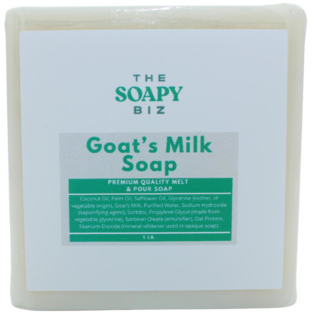 Bulk Soap Base – 40 lb Blocks of Goat Milk, Shea Butter, or Hemp Seed Oil (Makes 160 Bars)