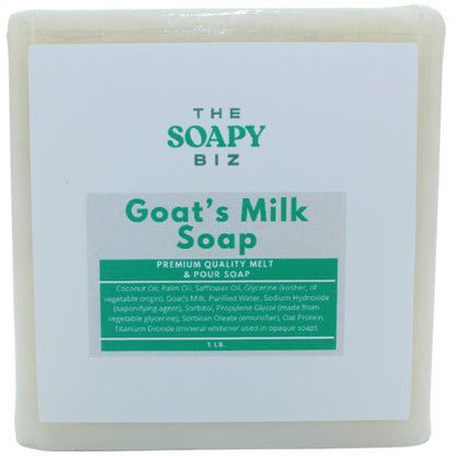 Bulk Soap Base – 40 lb Blocks of Goat Milk, Shea Butter, or Hemp Seed Oil (Makes 160 Bars)