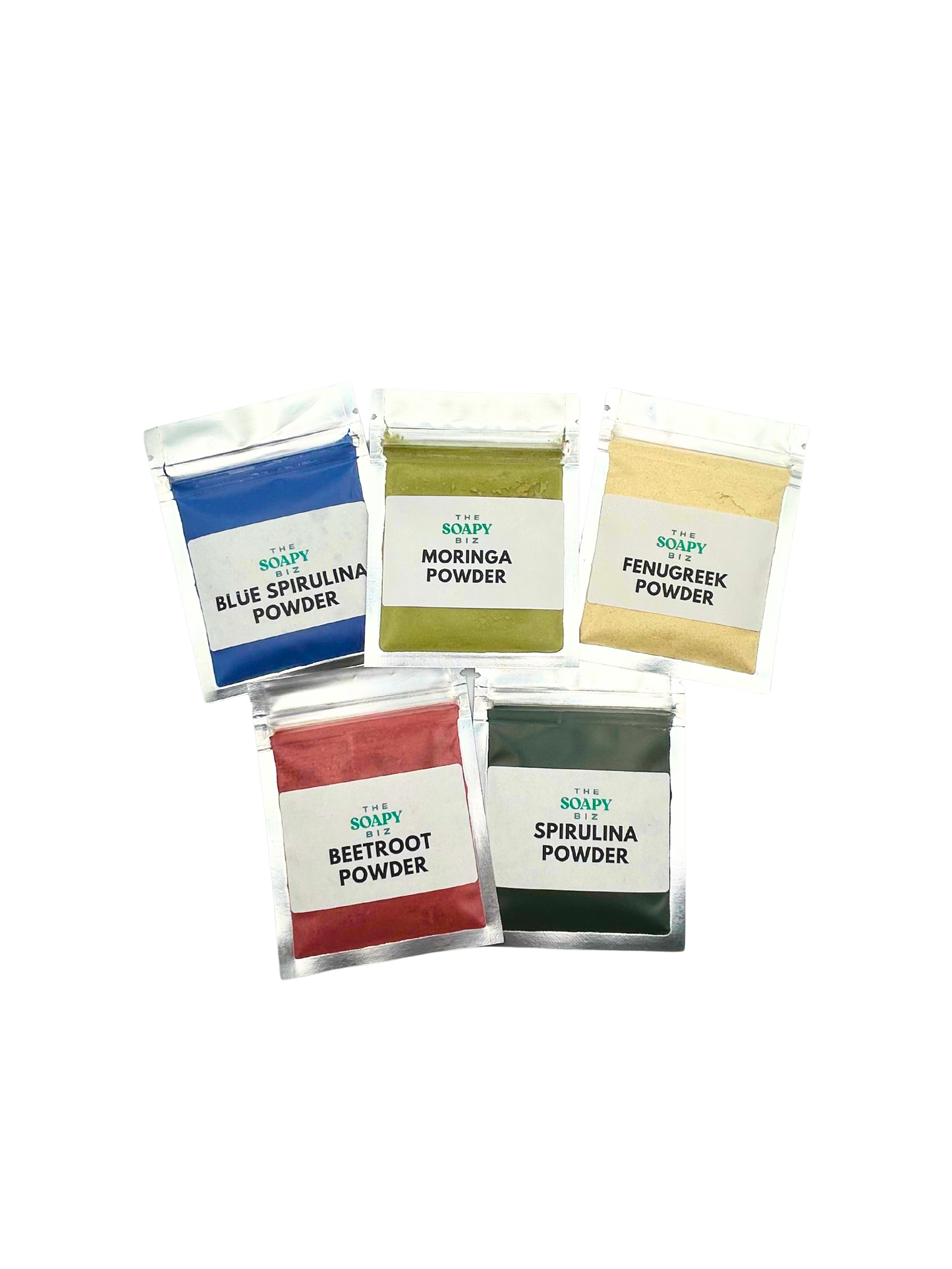 Superfood Soap Kit – DIY Bars with Spirulina, Beetroot, Moringa, Fenugreek & Blue Spirulina