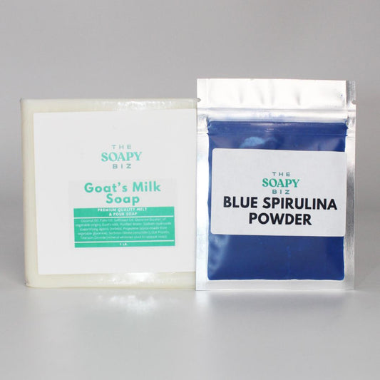 Blue Radiance – DIY Goat Milk Soap Kit with Spirulina Powder